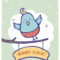 Free Printable Bluebird Of Happiness Greeting Card Regarding Teddy Bear Pop Up Card Template Free