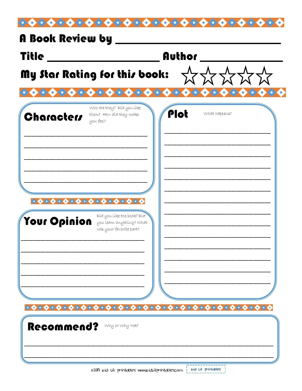 Free Printable Book Report Forms | Book Reviews For Kids Within Science Report Template Ks2