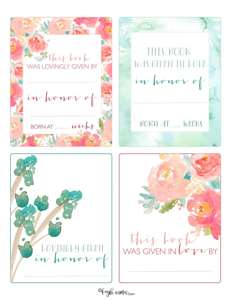 Free Printable Bookplates | Printable Labels, Free With Bookplate Templates For Word