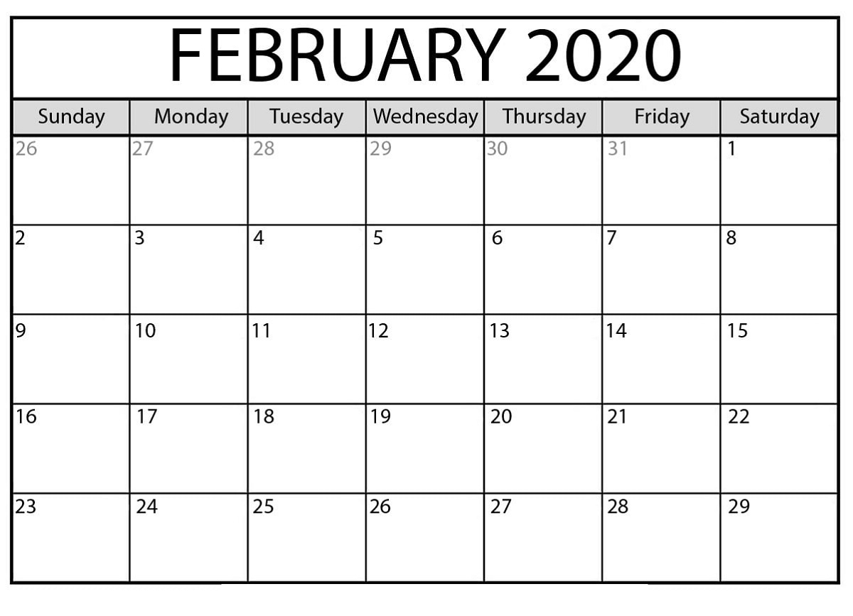 Free Printable Calendar Templates 2020 For Kids In Home Regarding Blank Calendar Template For Kids
