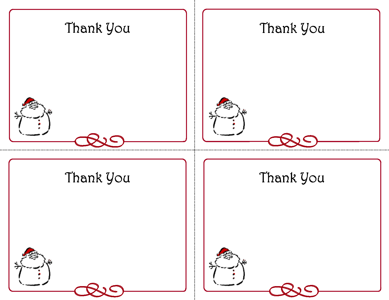 Free Printable Christmas Note Cards - Forza.mbiconsultingltd Pertaining To Printable Holiday Card Templates