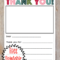 Free Printable Christmas Thank You Note For Kids Inside Christmas Thank You Card Templates Free