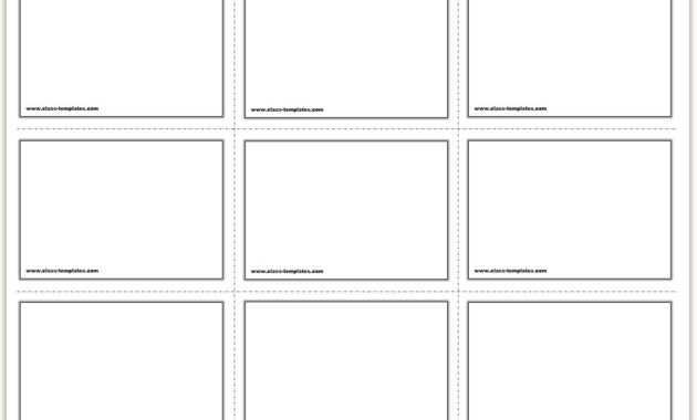 Free Printable Flash Cards Template within Free Printable Blank Flash Cards Template