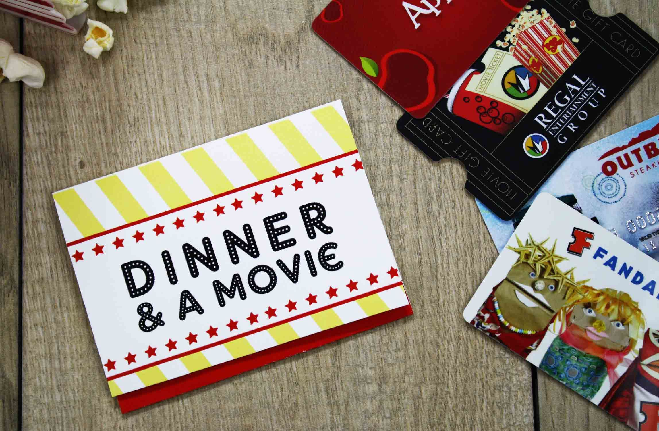 Free Printable} Give Date Night For A Wedding Gift Throughout Movie Gift Certificate Template