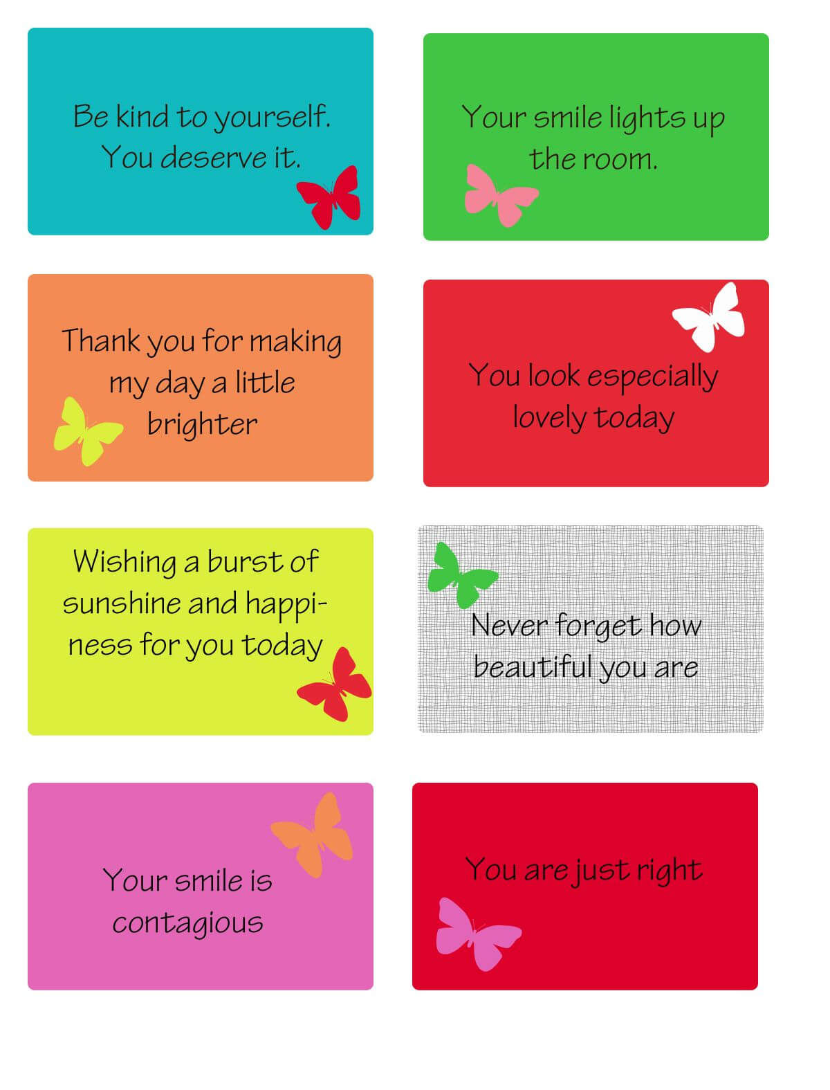 Free Printable Kindness Cards | Kindness Activities In Random Acts Of Kindness Cards Templates