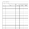 Free Printable Ledger Template | Printable Check Register intended for Blank Ledger Template