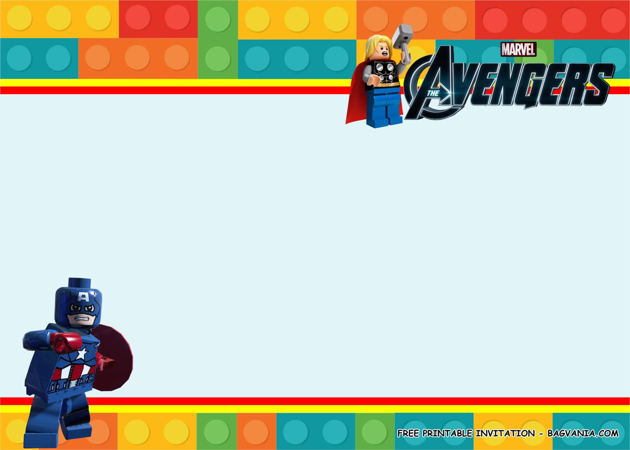 Free Printable) – Lego Avengers Birthday Party Kits Template Regarding Avengers Birthday Card Template