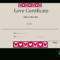 Free Printable Love Certificates pertaining to Love Certificate Templates