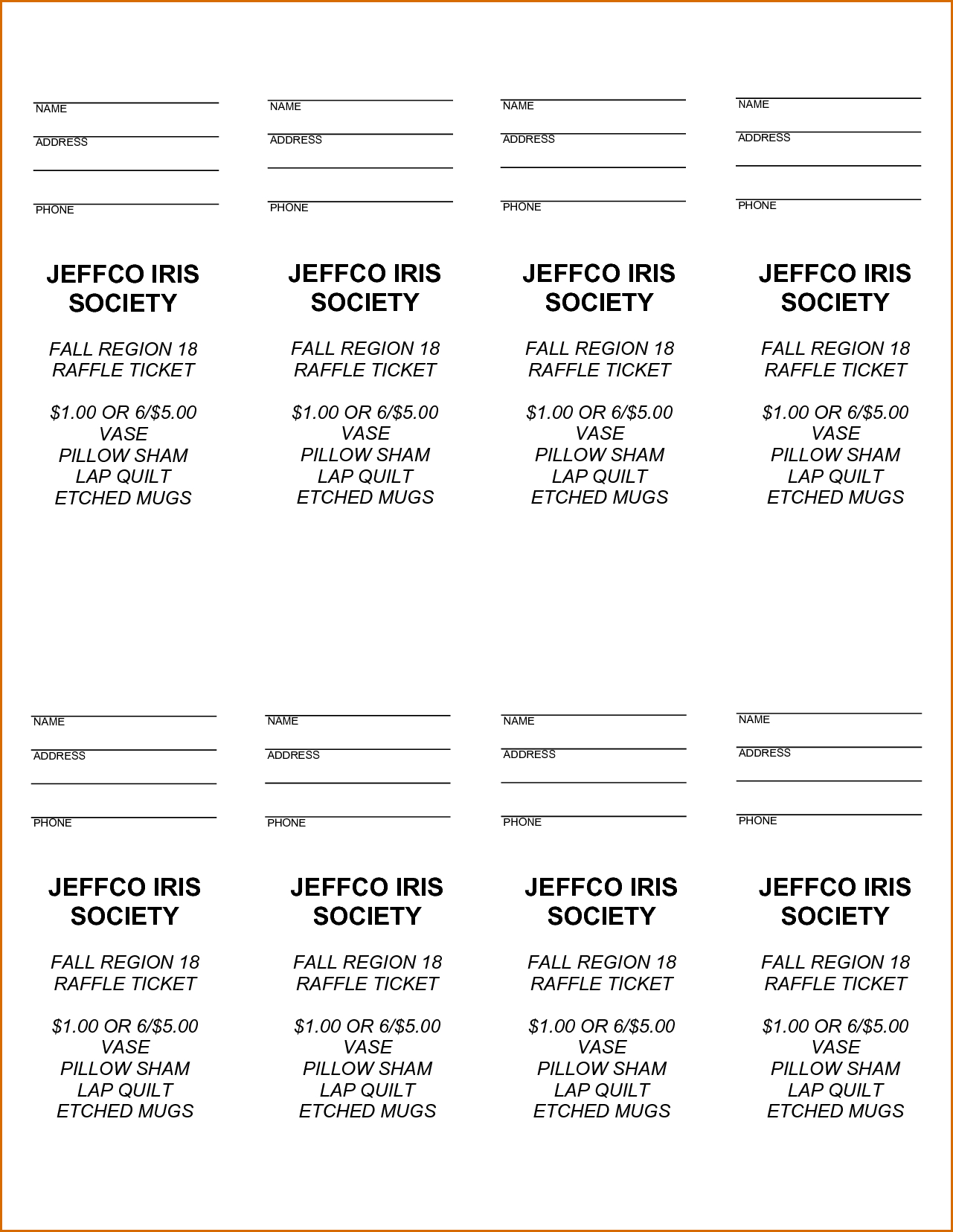 Free Printable Raffle Tickets – Free Printable Raffle Ticket With Regard To Free Raffle Ticket Template For Word