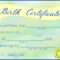Free Printable Stuffed Animal Birth Certificates – Blueberry Throughout Build A Bear Birth Certificate Template
