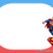 Free Printable) – Superman Birthday Party Kits Template In Blank Superman Logo Template