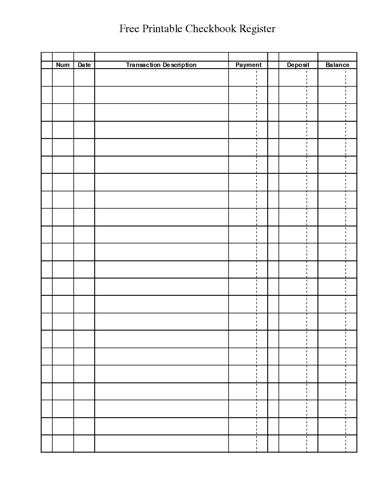 Free Printable Template Chores | Free Printable Check With Regard To Blank Cheque Template Download Free