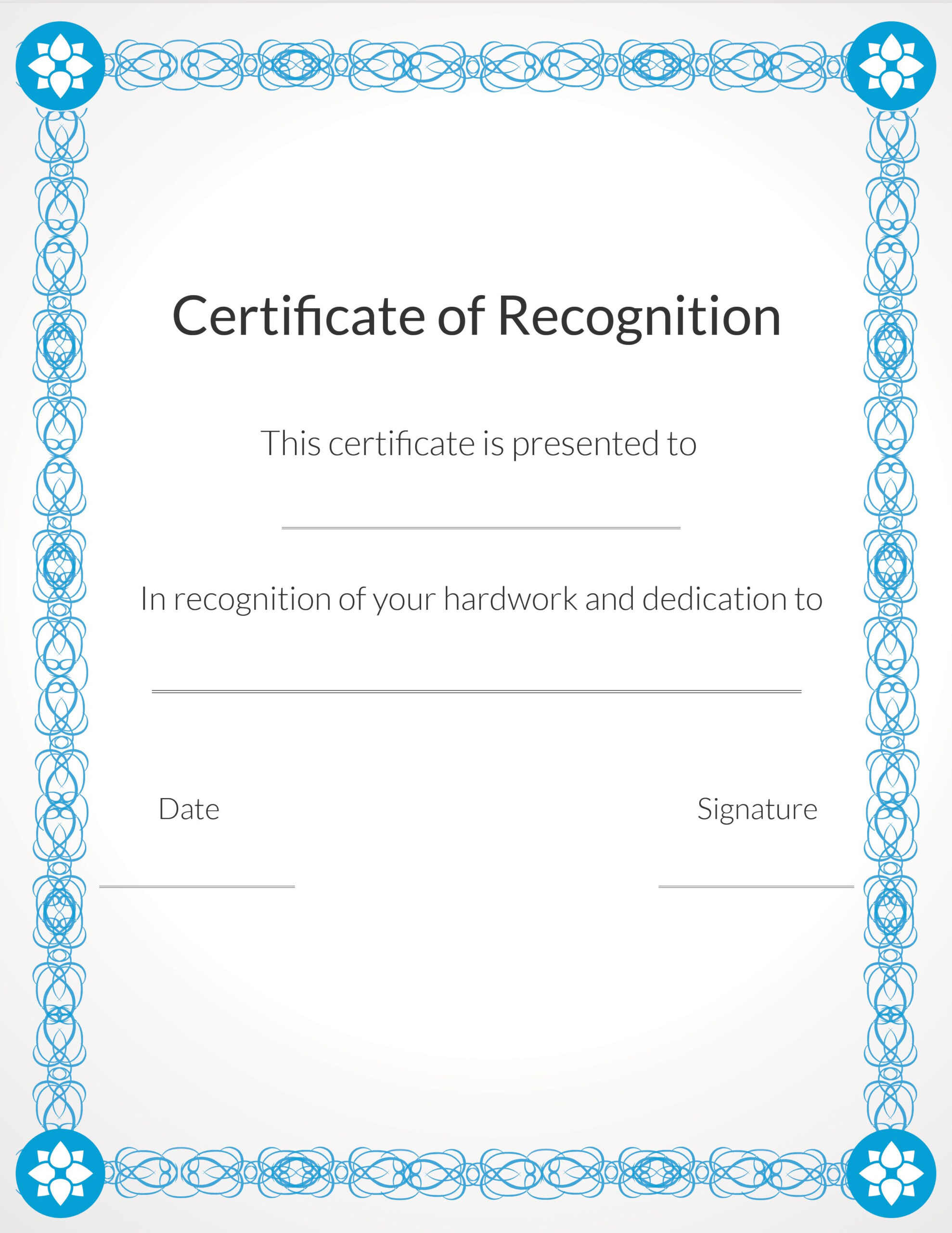 Free, Printable Volunteer Recognition And Appreciation Regarding Volunteer Of The Year Certificate Template