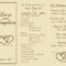 Free Printable Wedding Programs Templates | Wedding Program Inside Free Printable Wedding Program Templates Word