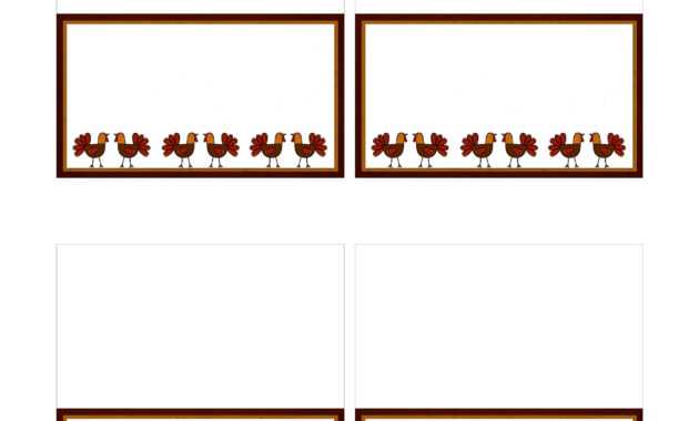 Free Printables: Thanksgiving Place Cards | Thanksgiving pertaining to Thanksgiving Place Cards Template