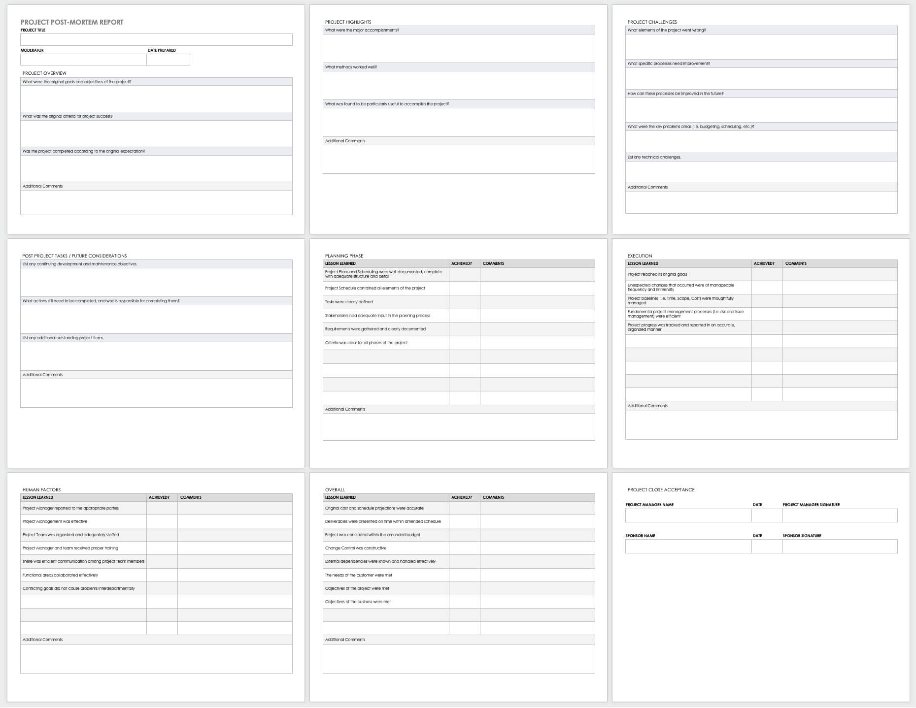 Free Project Report Templates | Smartsheet Regarding Post Project Report Template