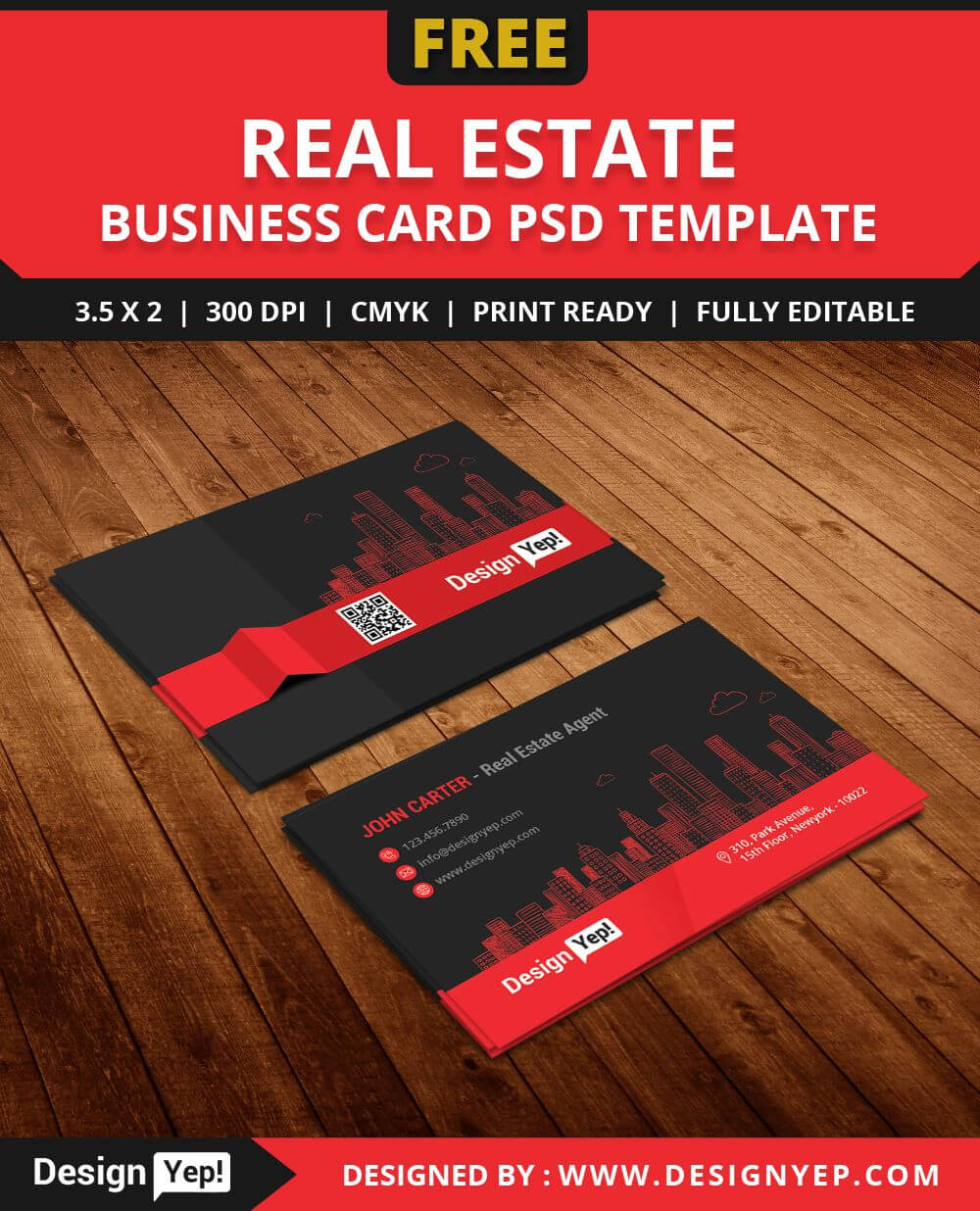 Free Real Estate Agent Business Card Template Psd | Free Regarding Real Estate Business Cards Templates Free