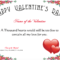 Free Romance And Valentine's Day Certificates At In Love Certificate Templates