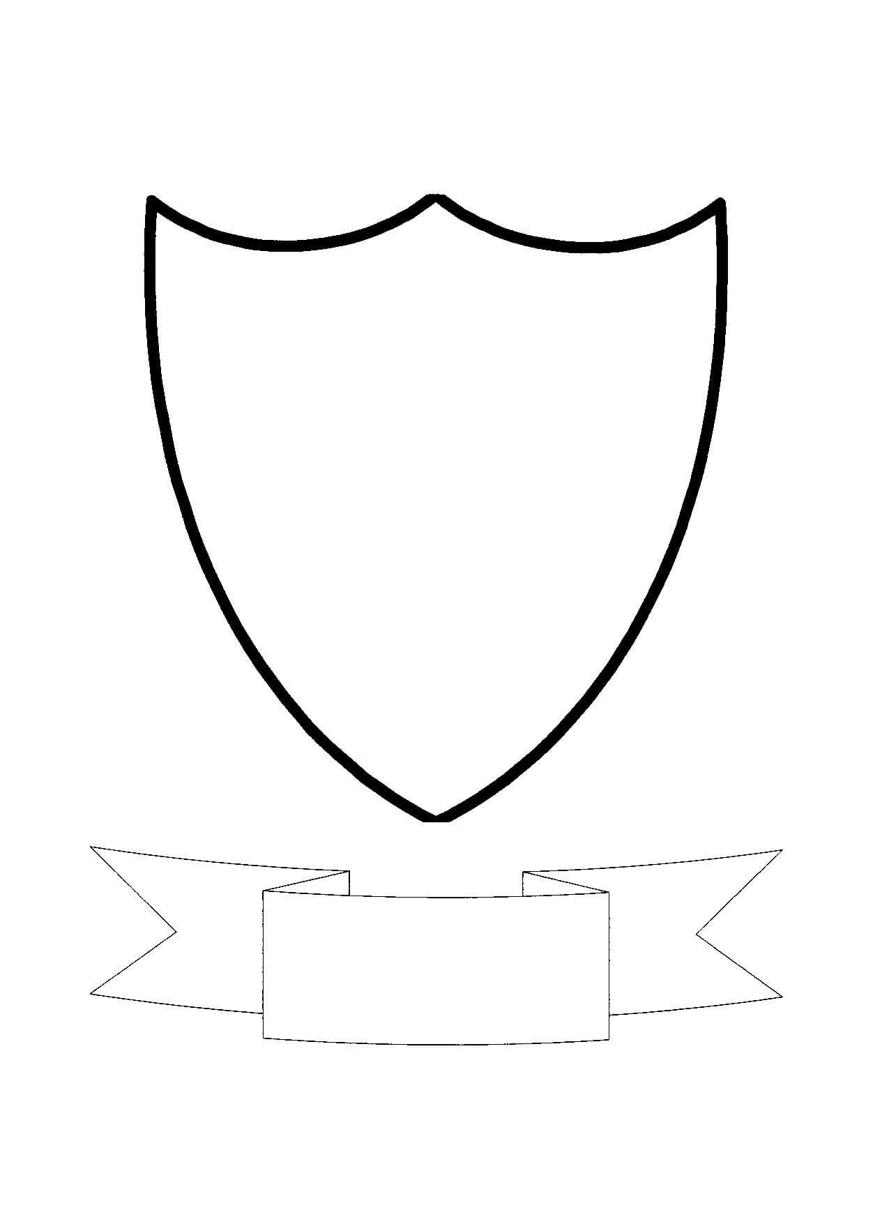 Free Shield Template, Download Free Clip Art, Free Clip Art Pertaining To Blank Shield Template Printable