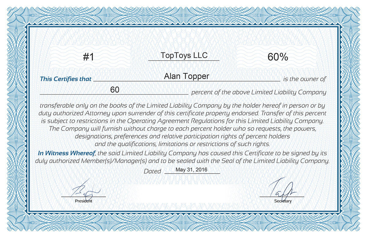Free Stock Certificate Online Generator With New Member Certificate Template