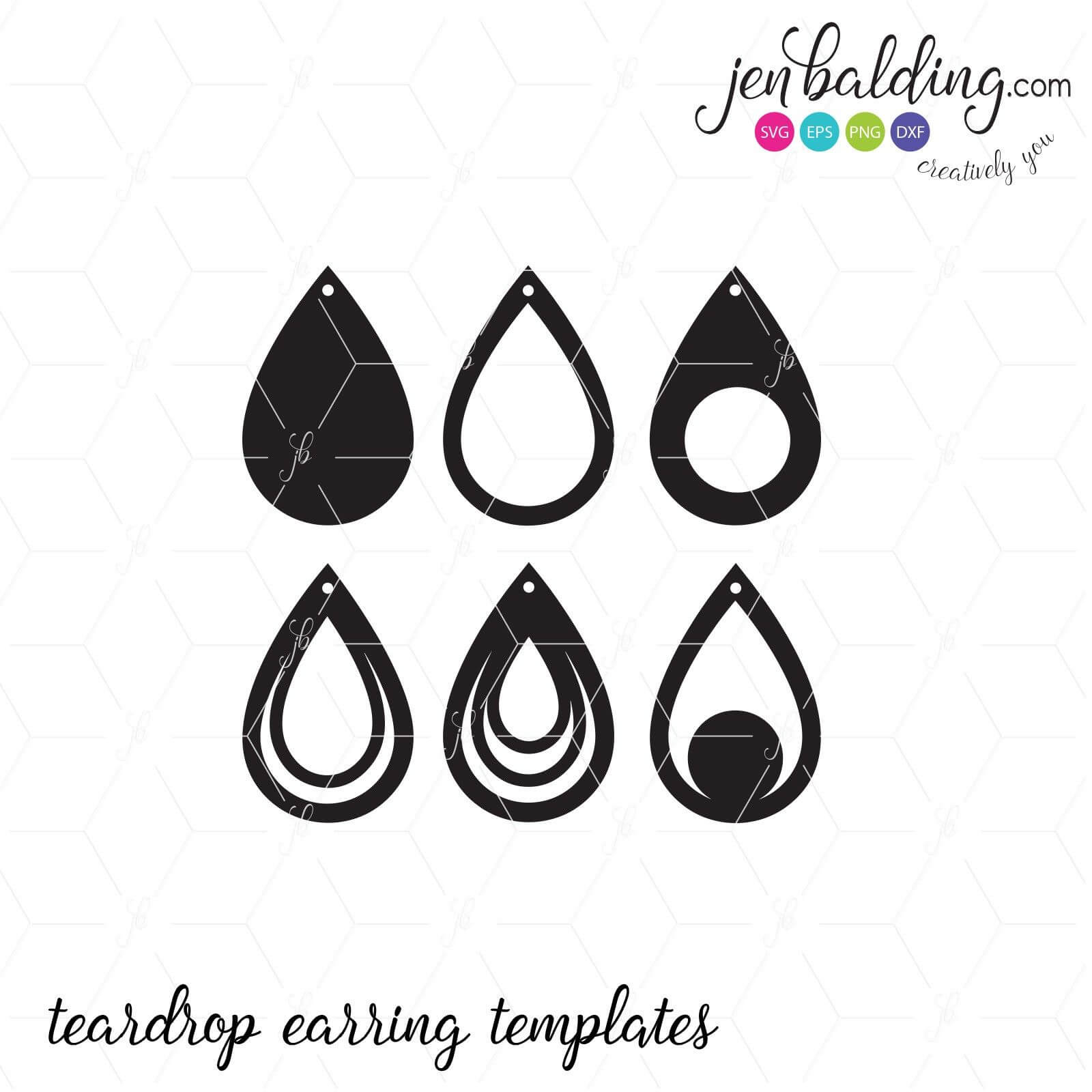 Free Svg Card Templates | Best  | Leather Earrings For Free Svg Card Templates