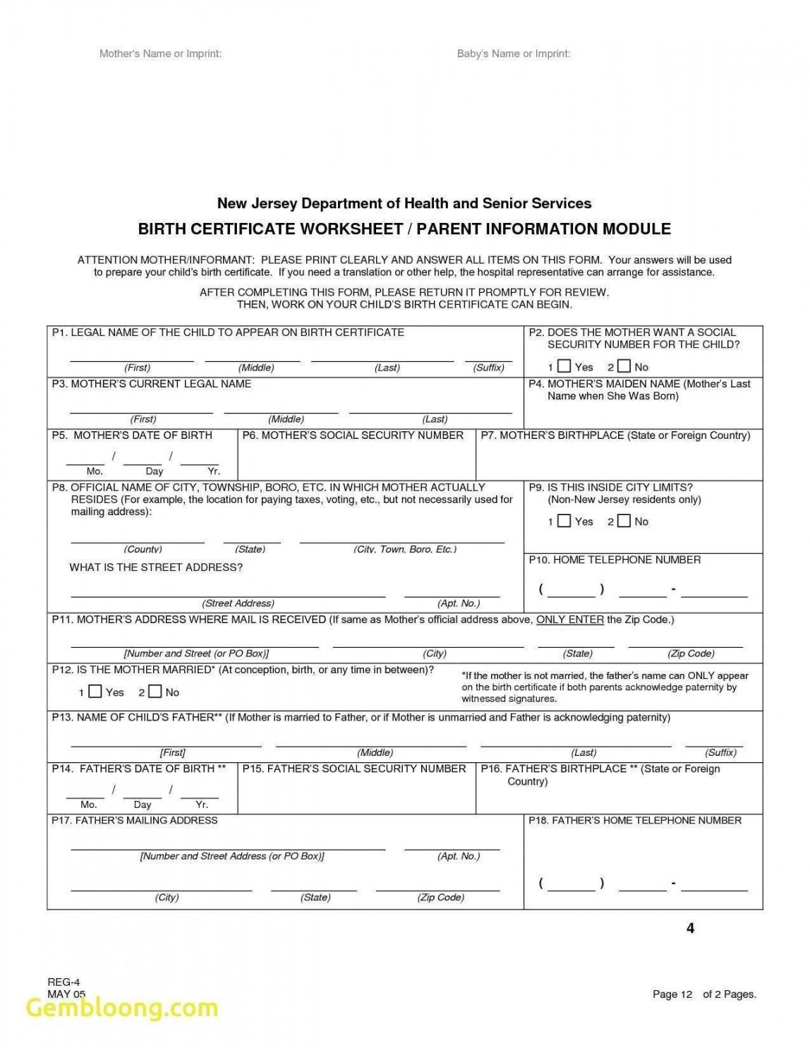 Free Template Birth Certificate Translation Savethemdctrails Intended For Birth Certificate Translation Template
