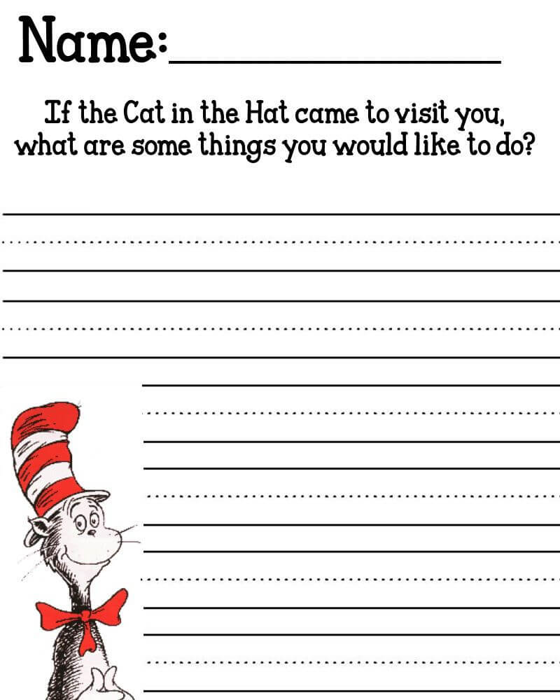 Free The Cat In The Hat Printables | Mysunwillshine | Dr Regarding Blank Cat In The Hat Template