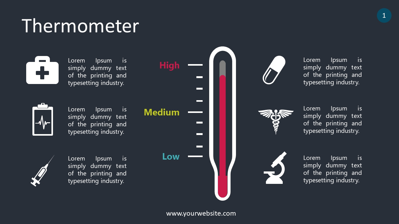 Free Thermometer Lesson Slides Powerpoint Template – Designhooks With Powerpoint Thermometer Template