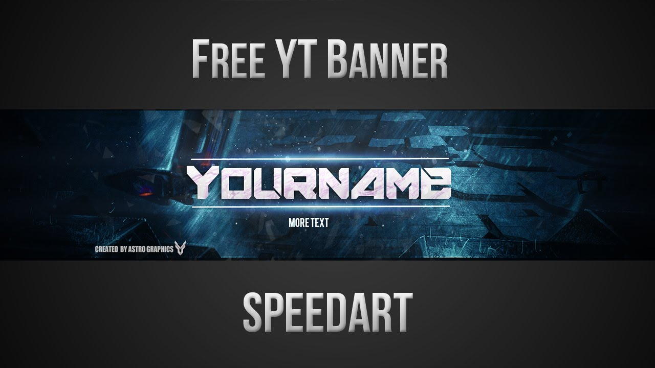 Free Youtube Banner Template (Psd) *new 2015* – Templates Within Youtube Banners Template