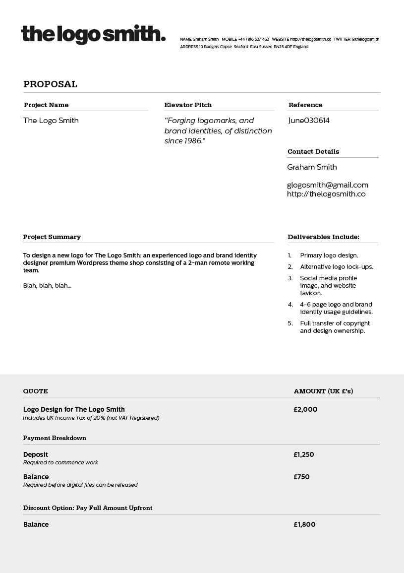 Freelance Design Invoice Template – Ironi.celikdemirsan For Web Design Invoice Template Word