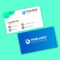 Freelancer Business Visiting Cards Design Template Psd inside Freelance Business Card Template