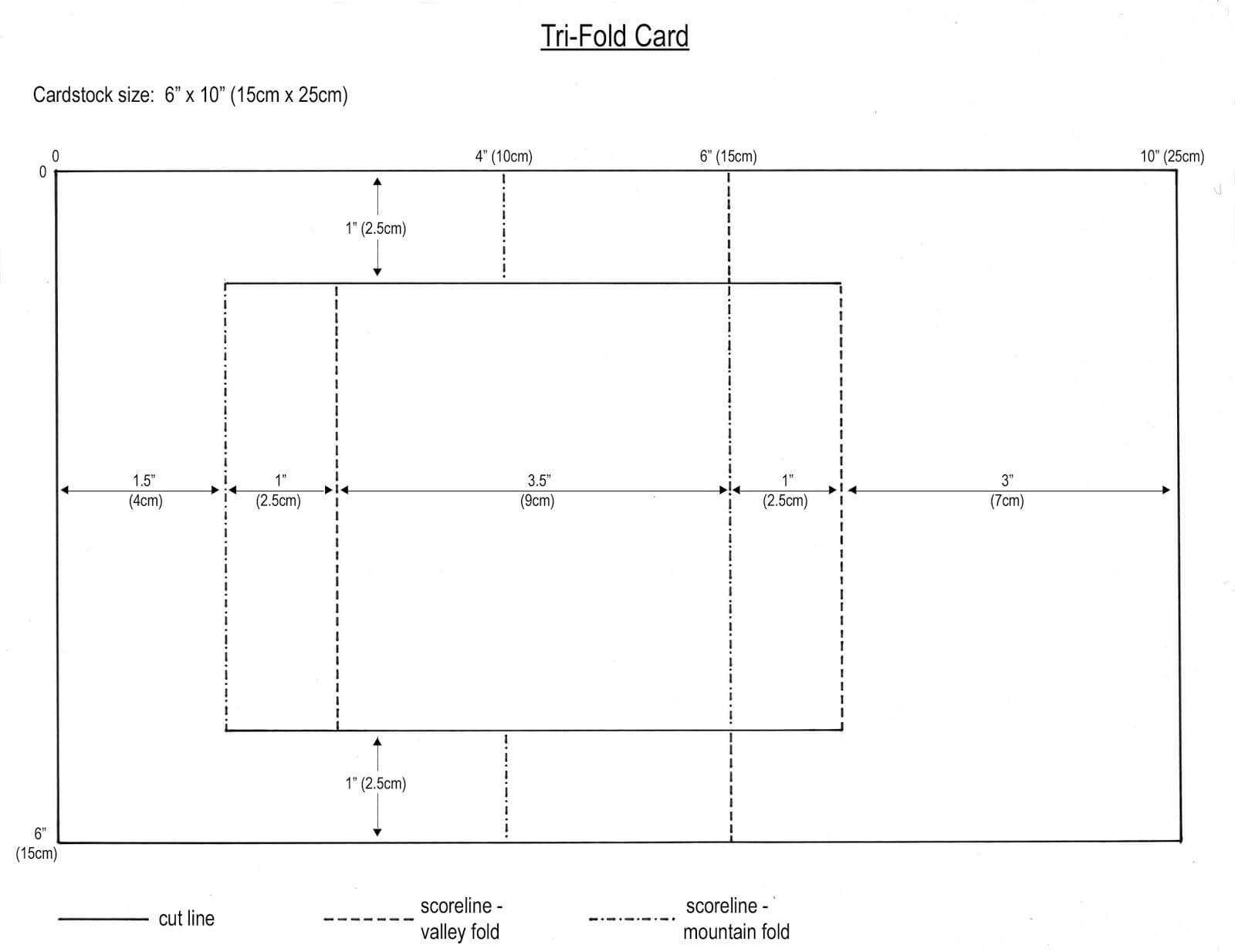 From My Craft Room: Tri Fold Card Template | Fancy Fold With Regard To Three Fold Card Template