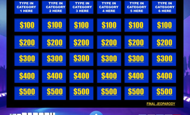 Fully Editable Jeopardy Powerpoint Template Game With Daily throughout Jeopardy Powerpoint Template With Sound