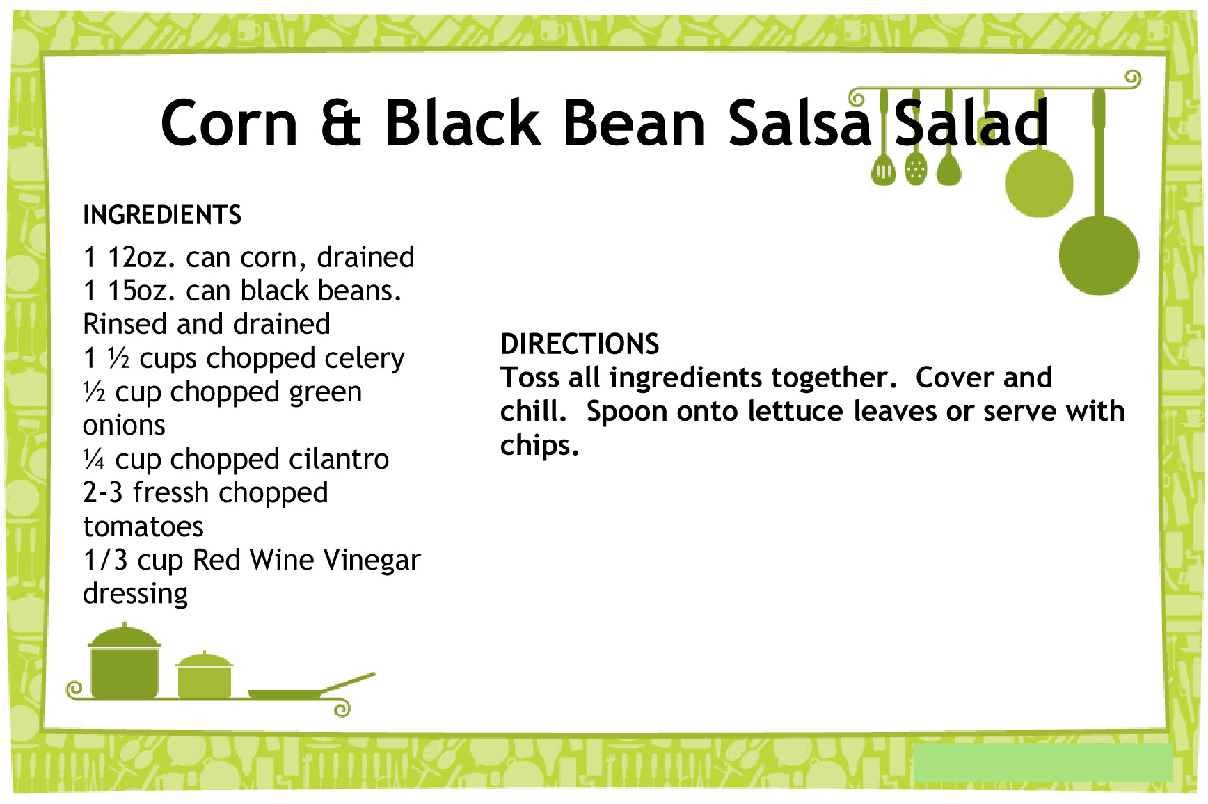 Gallery For Gt Recipe Template For Microsoft Word Mesa 39 S In Free Recipe Card Templates For Microsoft Word