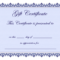 Generic Gift Certificate Template – Forza.mbiconsultingltd Regarding Fillable Gift Certificate Template Free