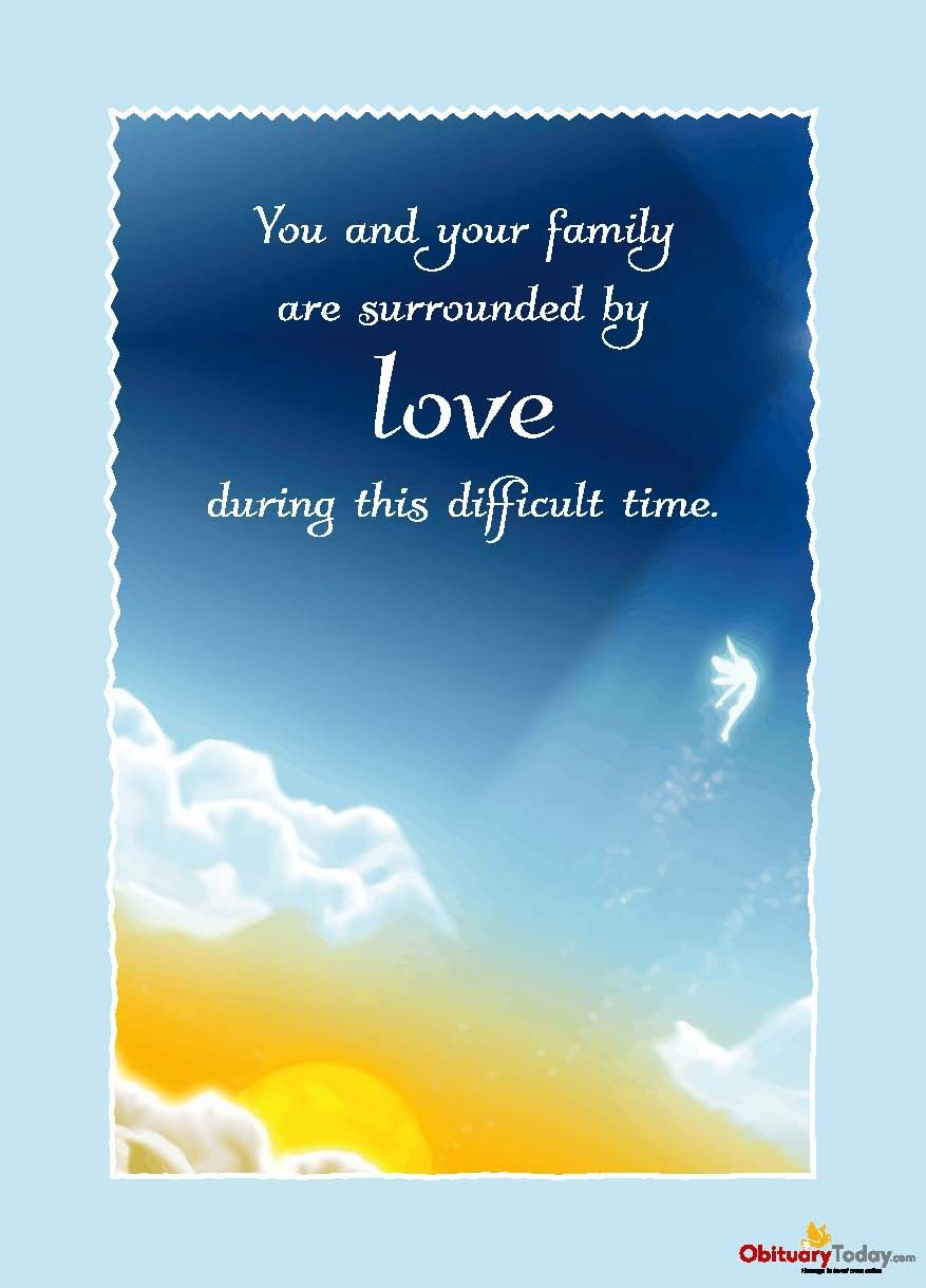 Get Inspirational Sympathy & Condolences Cards Free Online With Regard To Death Anniversary Cards Templates
