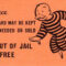Get Out Of Jail Clipart With Get Out Of Jail Free Card Template