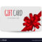 Gift Card Template With Bow And Ribbon Pertaining To Present Card Template