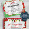 Gift Certificate , Editable Gift Certificate From Santa In Kids Gift Certificate Template