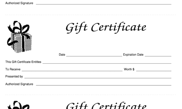 Gift Certificate Templates Printable - Fill Online regarding Fillable Gift Certificate Template Free