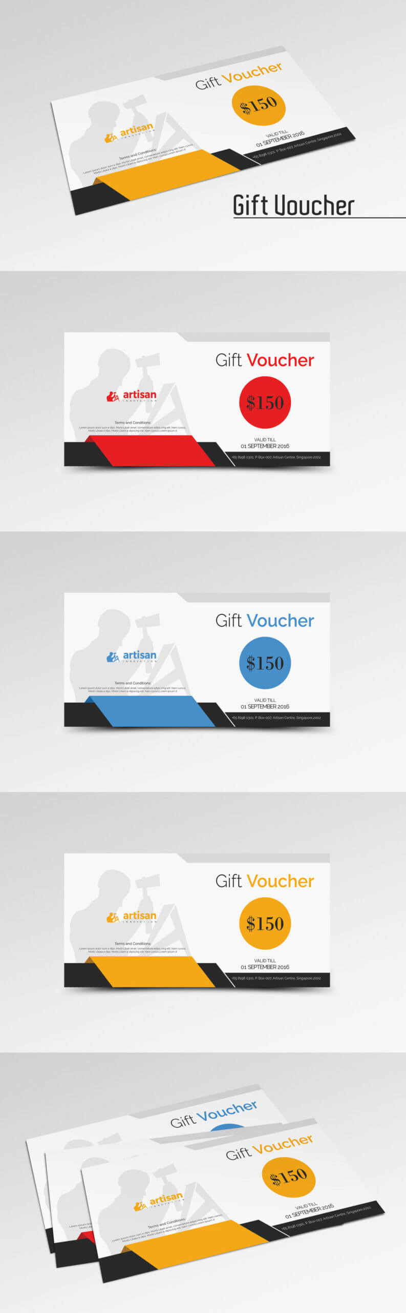 Gift Voucher Template Ai, Eps, Psd | Gift Card Template For Gift Card Template Illustrator