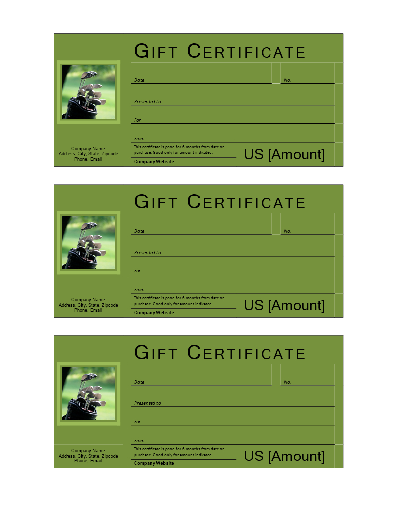 Golf Gift Voucher – Download This Free Printable Golf Gift In Golf Gift Certificate Template