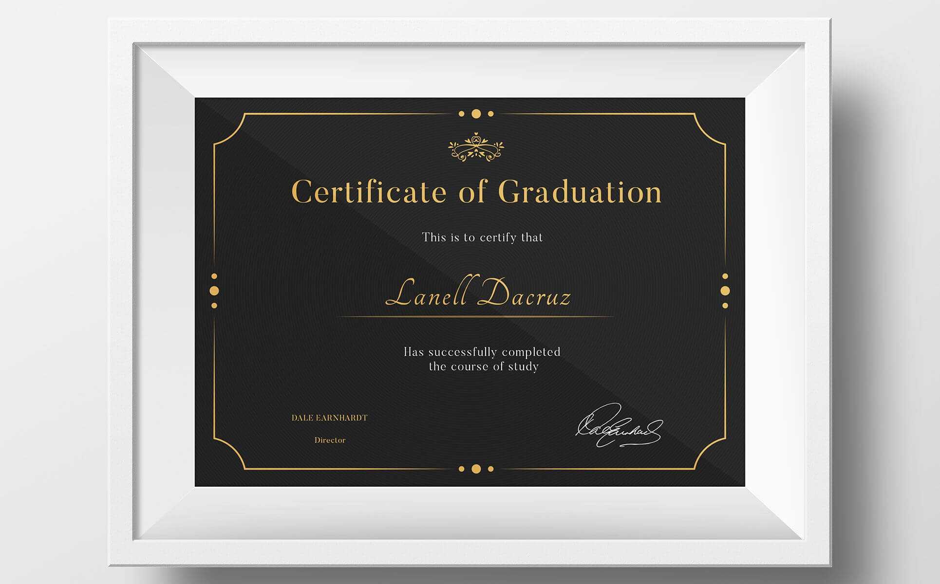 Graduation Certificate Template #73893 | Graduation Throughout Commemorative Certificate Template