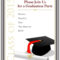 Graduation Invitation Templates – 40+ Free Graduation Intended For Graduation Party Invitation Templates Free Word