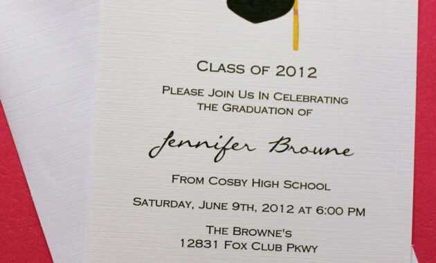 Graduation Invitation Templates Microsoft Word | Graduation with regard to Graduation Invitation Templates Microsoft Word