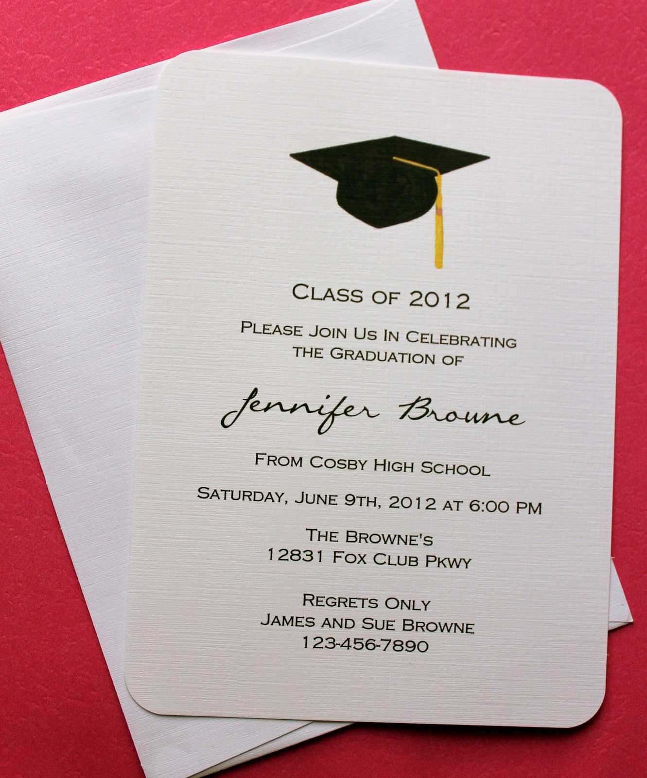 Graduation Invitation Templates Microsoft Word | Graduation With Regard To Graduation Invitation Templates Microsoft Word