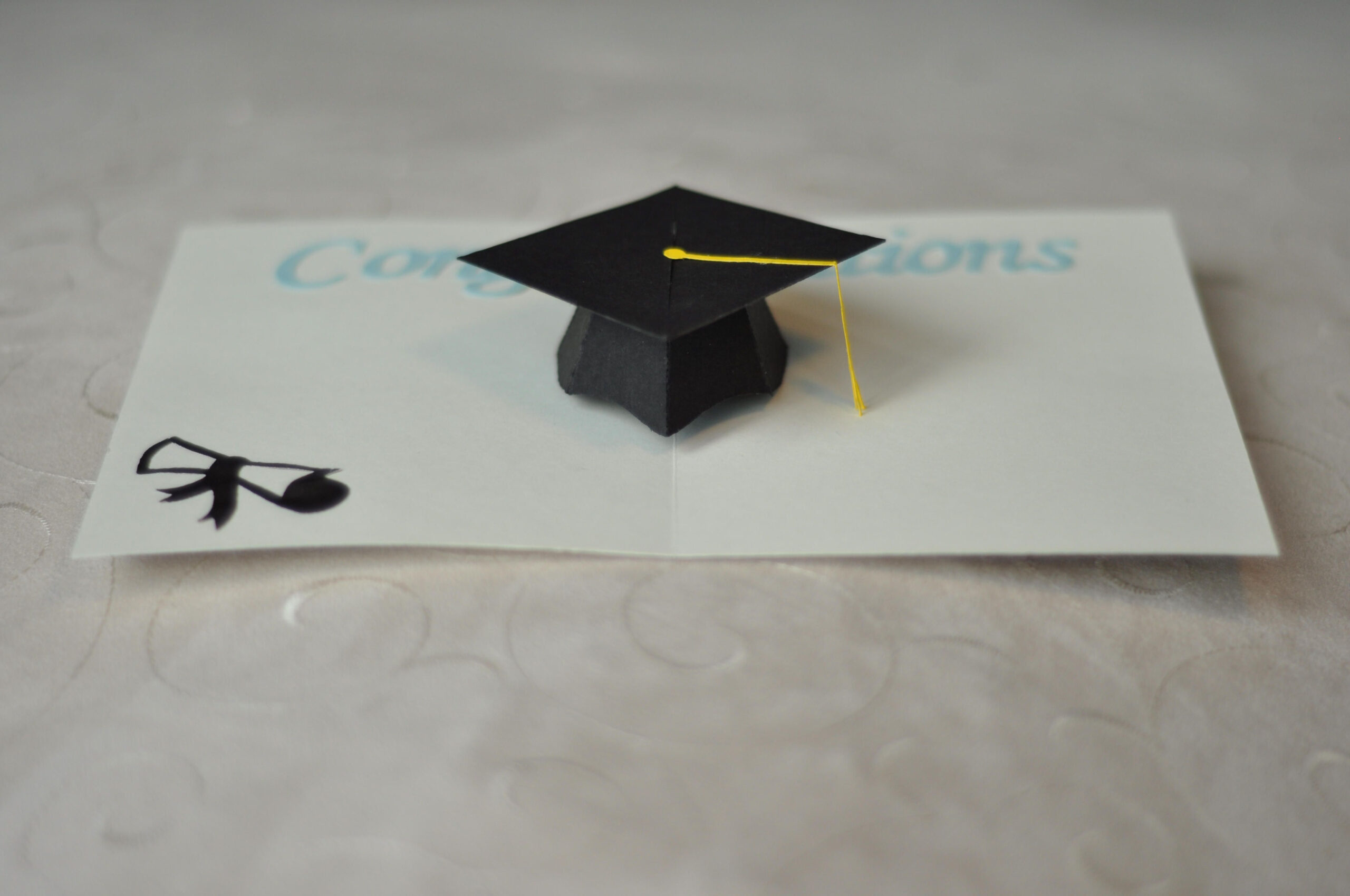Graduation Pop Up Card: 3D Cap Tutorial | Birthday Cards To Throughout Graduation Pop Up Card Template