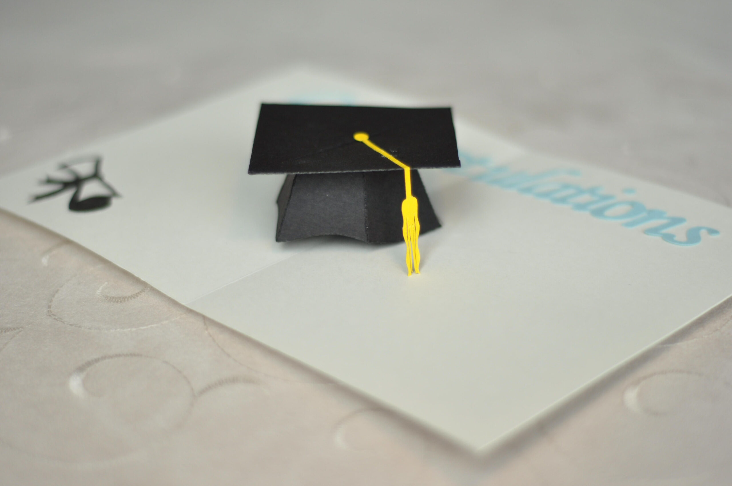 Graduation Pop Up Card: 3D Cap Tutorial | Pop Up Card Throughout Graduation Pop Up Card Template