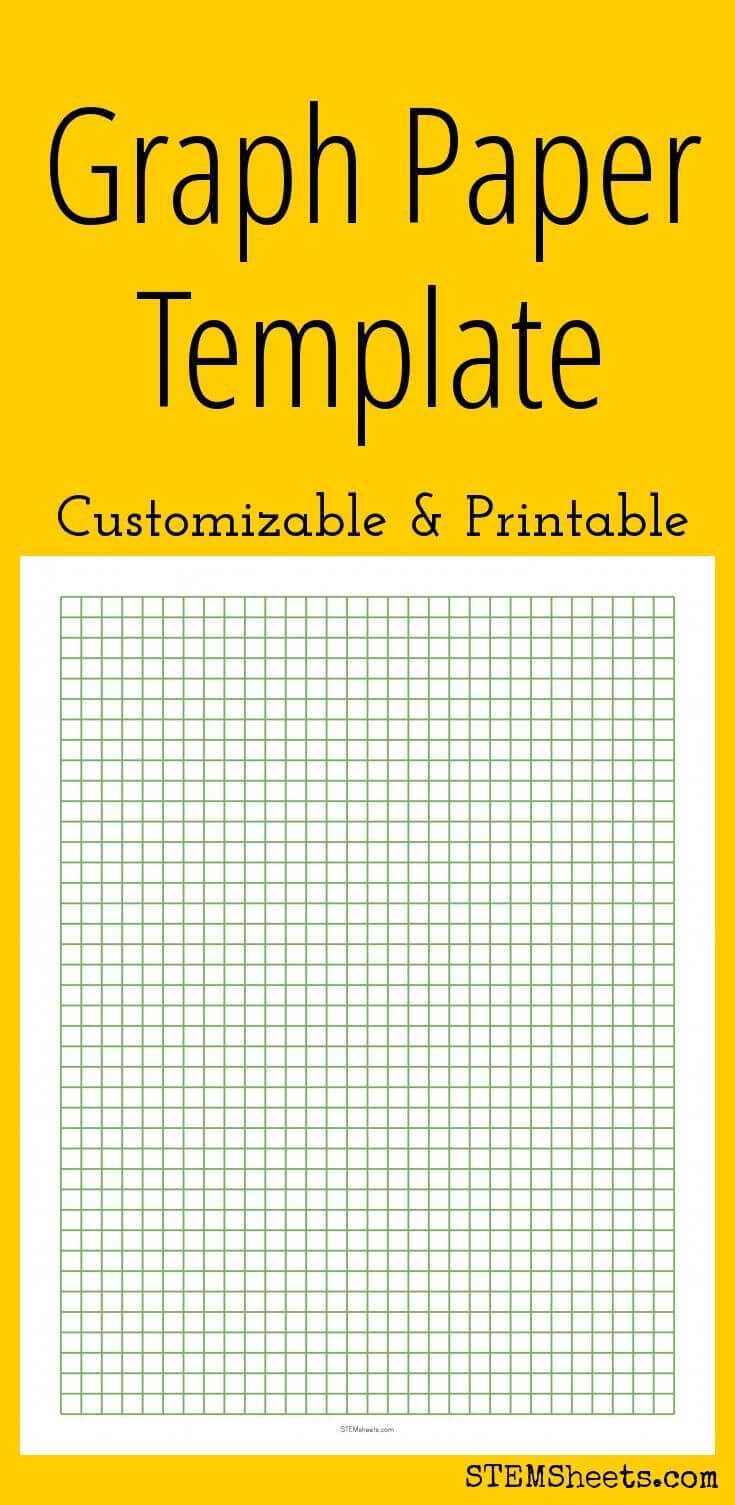 Graph Paper – Customizable And Printable | Perler Bead Patterns Within Blank Perler Bead Template