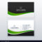 Green Business Card Professional Design Template With Professional Name Card Template